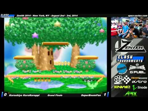 Zenith 2014 - SuperBoomFan vs Koroshiyo KeroKeroppi - Grand Finals - Smash 64