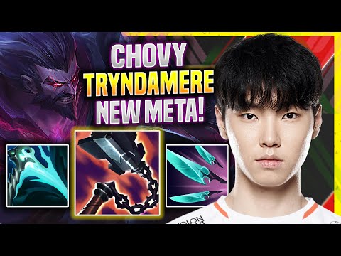 CHOVY TRIES NEW META TRYNDAMERE MID! - HLE Chovy Plays Tryndamere Mid vs Taliyah! | Season 11