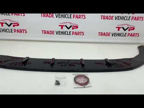 Fits VW Golf MK8 GTI GTD GTE Sport 2020- Front Lip Splitter Spoiler Gloss Black video