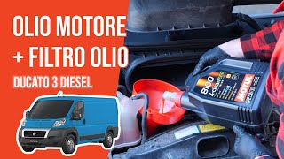 Youtube thumbnail of video "Cambio olio motore e filtro dell'olio Ducato 3 3.0 Multijet 🛢"