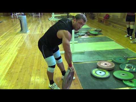 Klokov Dmitry - exercise for  grip   (19.07.2013)