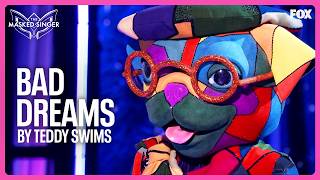 Download lagu Pugcasso Performs “Bad Dreams” by Teddy Swims | Season 14 | The Masked Singer mp3