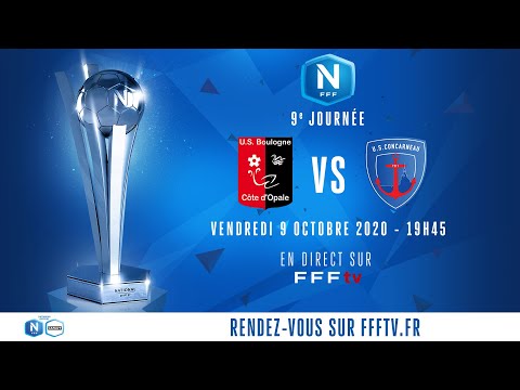 J9 : US Boulogne - US Concarneau en direct sur FFFtv (9 oct., 19h45) I National FFF 2020-2021