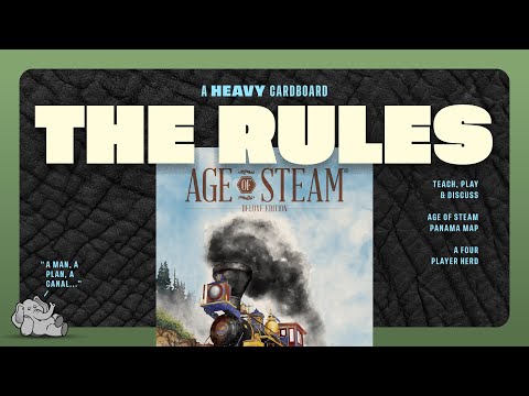 Age of Steam Panama - 3p - The Rules (only) by Heavy Cardboard