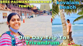One Day Trip To Trivandrum | Nursing Council | Rajyarani 🚂 | kovalam beach 🏖 | Kanakakkunnu palace