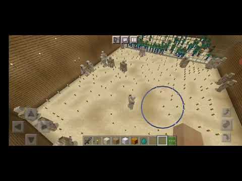 Minecraft 20 iron golem vs 100 zombies, 100 skeletons and a withir(epic battle)