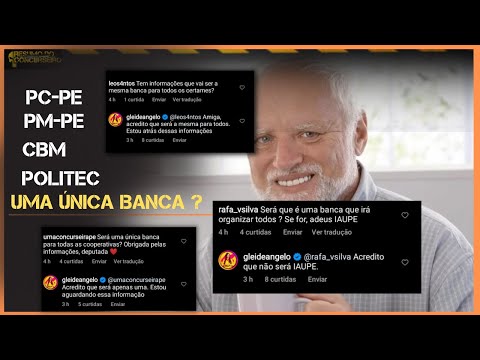 PCPE | PMPE | CBM | POLITEC - UMA BANCA PARA TODOS OS CONCURSOS?