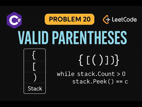 Leetcode 20 Valid Parentheses C Solution Stack Implementation