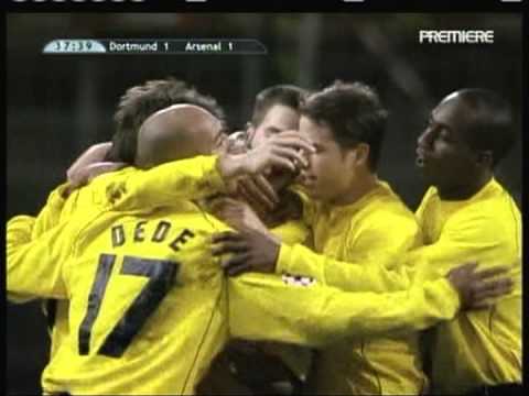 2002 October 30 Borussia Dortmund Germany 2 Arsenal England 1 Champions League