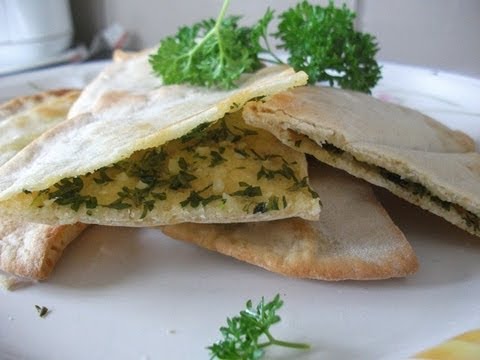 Homemade Pita Bread - Garlic and Parsley Edition - Ep. 10