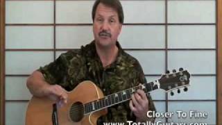 Mini Lesson Closer To Fine,Indigo Girls acoustic guitar lesson part 1