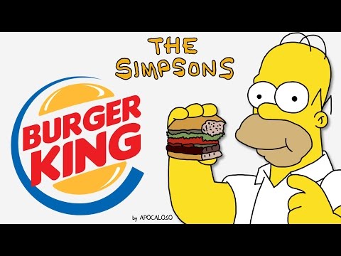 The Simpsons - Burger King Commercial (1990-2007)
