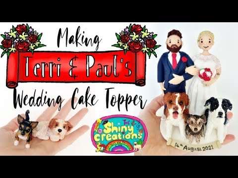 Making Terri & Paul's Personalised Wedding Cake Topper