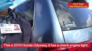 2005-2010 Odyssey, P0455, P0456 evaporative system leaks.