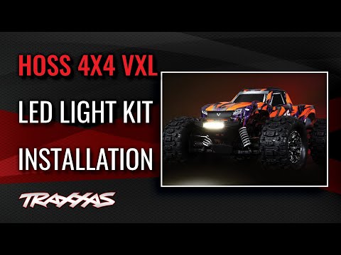 LED Light Kit Installation | @Traxxas Hoss 4X4 VXL