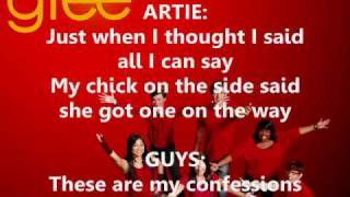 Glee - It&#39;s My Life / Confessions Mashup Lyrics