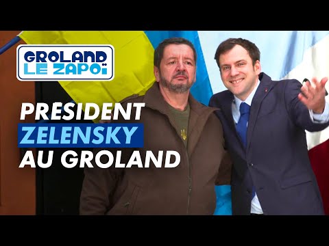 Volodymyr Zelensky en visite au Groland - Groland - CANAL+