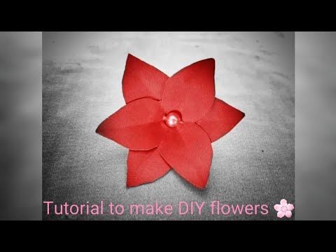 DIY flowers with paper | Simple flower making | Easy & beautiful flowers | step by step tutorial |