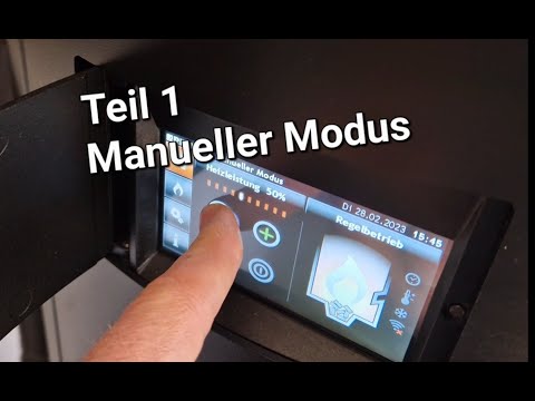 Function of the Rika Touch Display Part 1 of 3 - Manual Mode