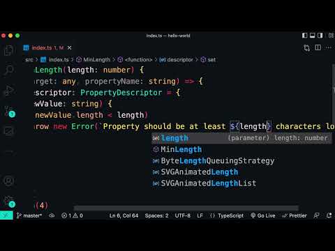 The Ultimate TypeScript Course, Property Decorators