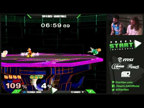 Press Start Day 2 - Top 8 - Grand Finals: C9|Mang0 (Fox) vs Fly Amanita (ICs)