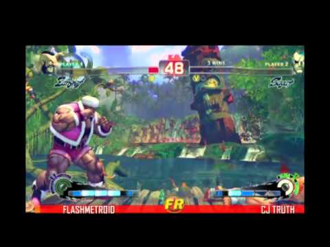 SSF4 AE: Flash Metroid (Zangief, Makoto) VS CJtruth (Sagat) - GRAND FINALS