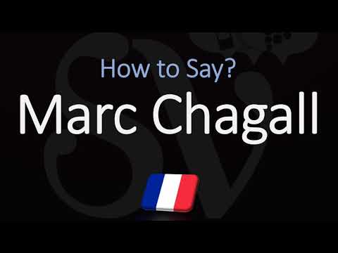 How to Pronounce Marc Chagall? (CORRECTLY) French & English Pronunciation