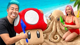 30 EXTREME Sand Art Challenges For $100,000!