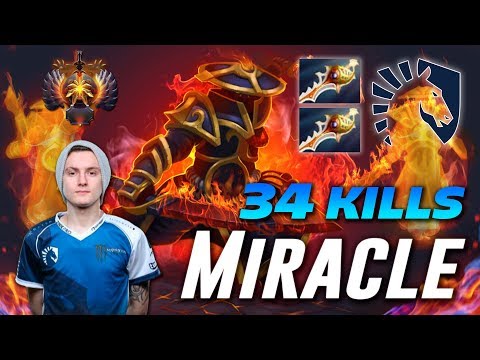 Miracle Ember x2 Rapier x2 Daedalus 34 KILLS Dota 2
