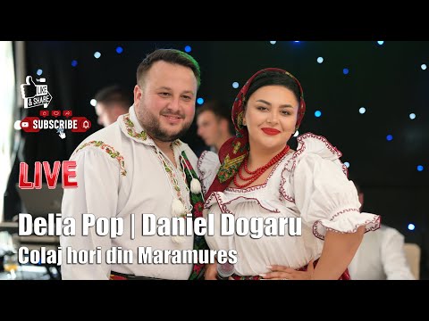 Formatia Daniel Dogaru & Delia Pop - Colaj hori din Maramures Live