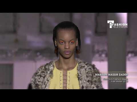 MARYAM NASSIR ZADEH New York Fashion Week Fall/Winter 2018