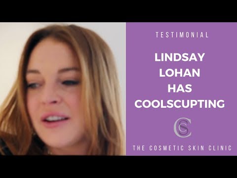 Lindsay Lohan CoolSculpting Testimonial 