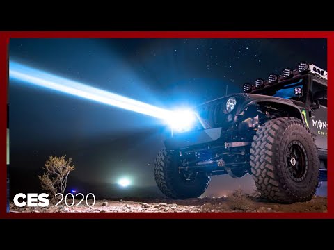 WOW! The Baja Designs laser lights turn night into day for extreme off-roading