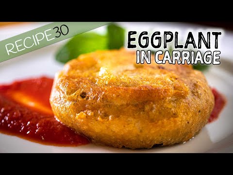 Eggplant in Carriage, Crispy with a Cheesy Centre