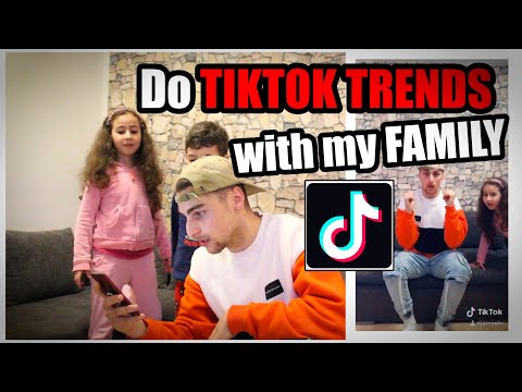 TEACHING my FAMILY HOW to do TIKTOK TRENDS | Tutorial | JamooTv
