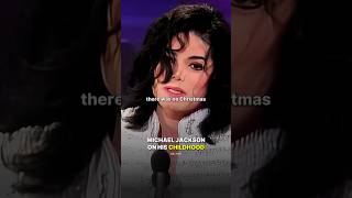 Michael Jackson on His CHILDHOOD.