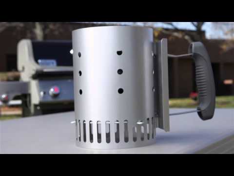 grill parts video: Weber+%22Compact%22+Rapid-Fire+Chimney+Starter+