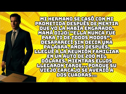 My brother married my fiancée after lying that I had cheated on her. Mom said, "She..."