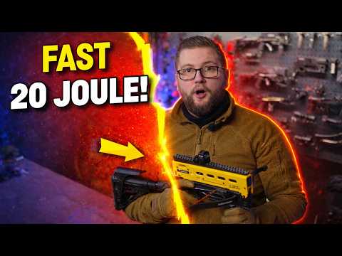 How many joules does the B08 really have? 35–120 lbs & various paintballs – up to almost 20 joule...