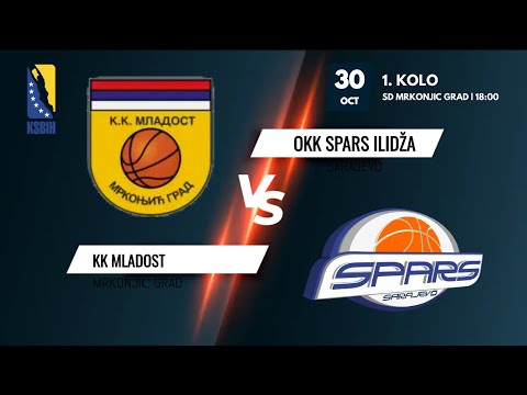 KK Mladost vs OKK Spars - 1.kolo - KSBIH - 2022/2023