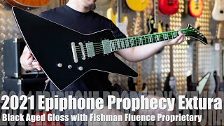 Video thumbnail for The Epiphone Prophecy Extura has some serious QC issues | Fishman Fluence Proprietary pickups by George V Guitars