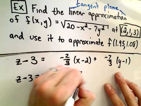 Tangent Plane Approximations