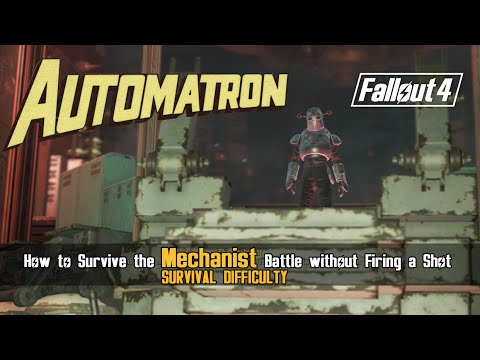 Fallout 4 : Automatron DLC - How to Survive the Mechanist Battle with no Weapons