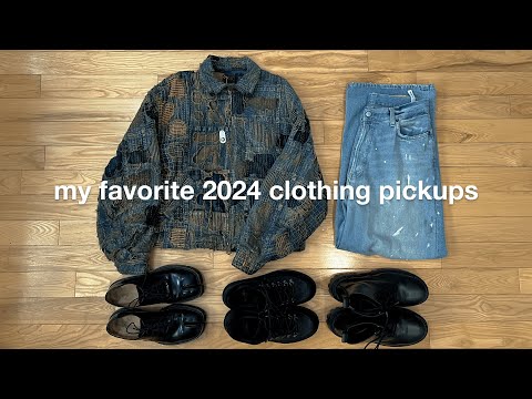 my favorite 2024 clothing pickups (kapital, balenciaga, acne studios, margiela, etc.)