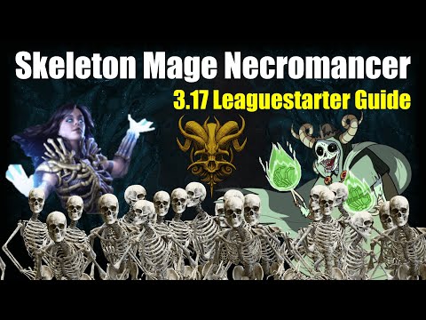 Skeleton Mage Necromancer Leaguestarter - PoE 3.17 - Archnemesis Build Guide, Siege of the Atlas
