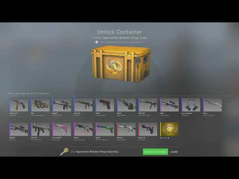 Opening a CS:GO case til a gold appears... DAY 178