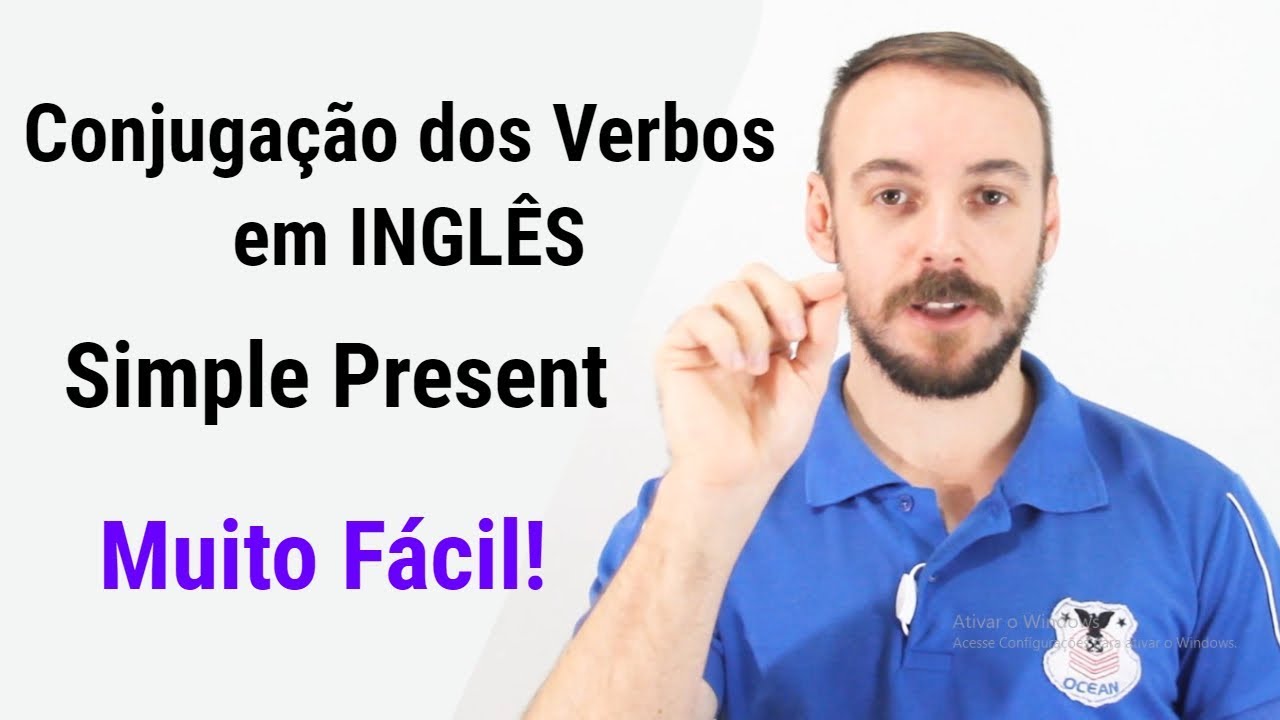 Conjugação de Verbos em Inglês - Muito Fácil -  Simple Present e Plural das Palavras