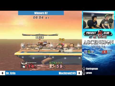 “Ascension 11/26/16” - Dr. Grin (Sheik/Ness) v. Mochtroid245 (Luigi) - Winners R2