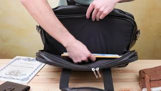 Сумка мужская 14379 Vintage черная