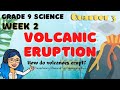 Volcanic Eruption | How Do Volcanoes Erupt?| Grade 9 Science Quarter 3 Week 2 Lesson